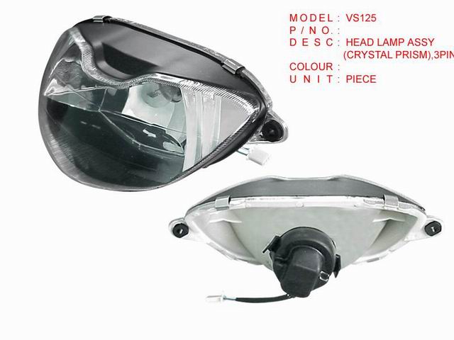 HEAD LAMP ASSY_CRYSTAL PRISM_ VS125
