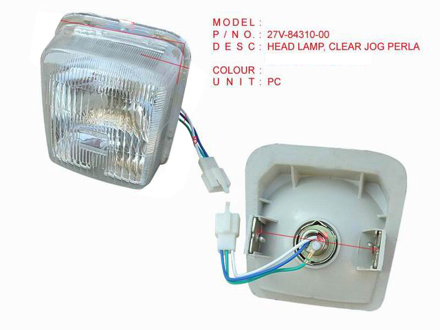 27V-84310-00 HEAD LAMP, CLEAR JOG PERLA