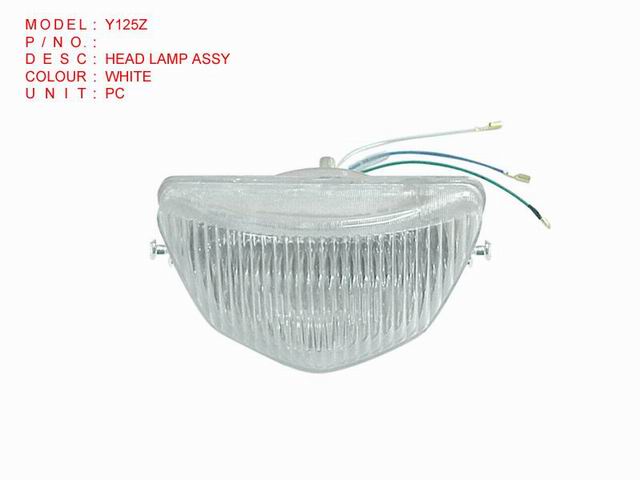 HEAD LAMP ASSY,WHITE_Y125Z