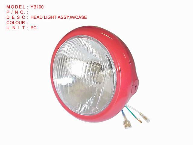 HEAD LIGHT ASSY,W-CASE_YB100