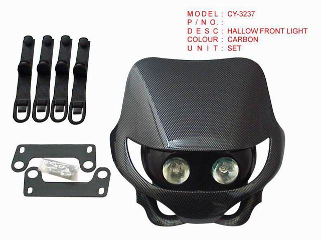 CY-3237_HALLOW FRONT LIGHT,CARBON
