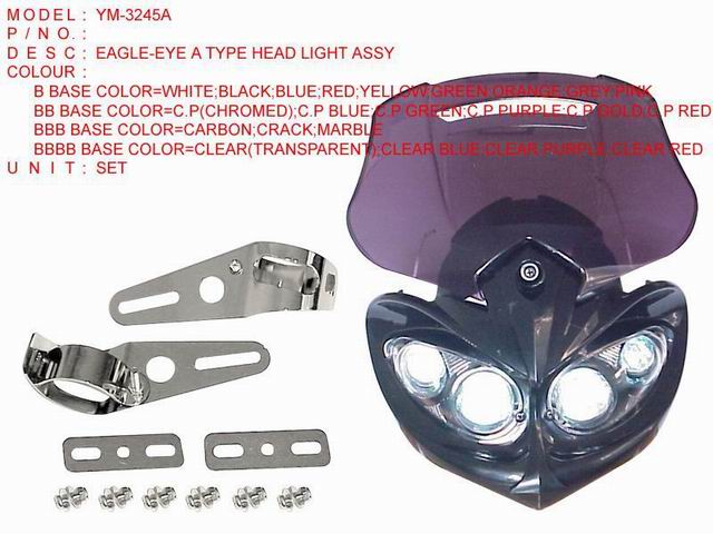 EAGLE-EYE A TYPE HEAD LIGHT ASSY_YM-3245A