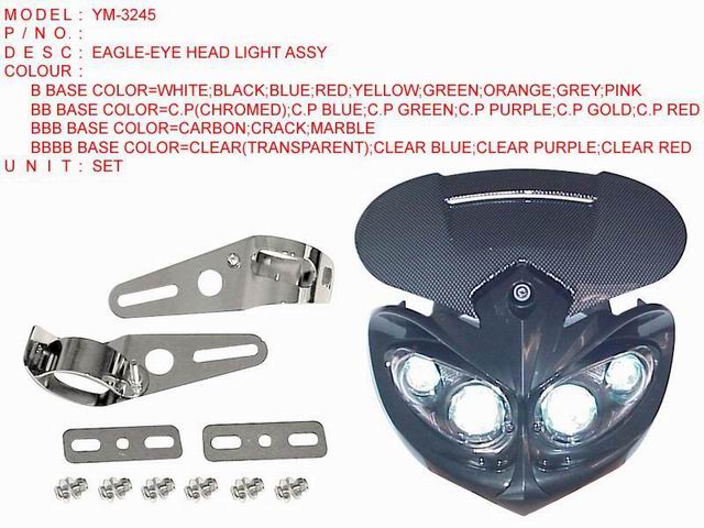 EAGLE-EYE HEAD LIGHT ASSY_YM-3245