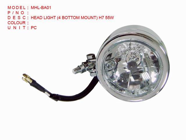 MHL-BA01 HEAD LIGHT (4 BOTTOM MOUNT) H7 55W
