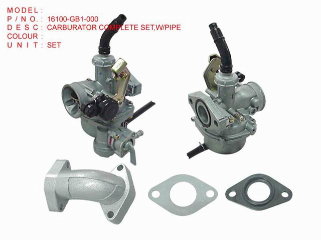 16100-GB1-000_CARBURETOR COMPLETE SET,W-PIPE