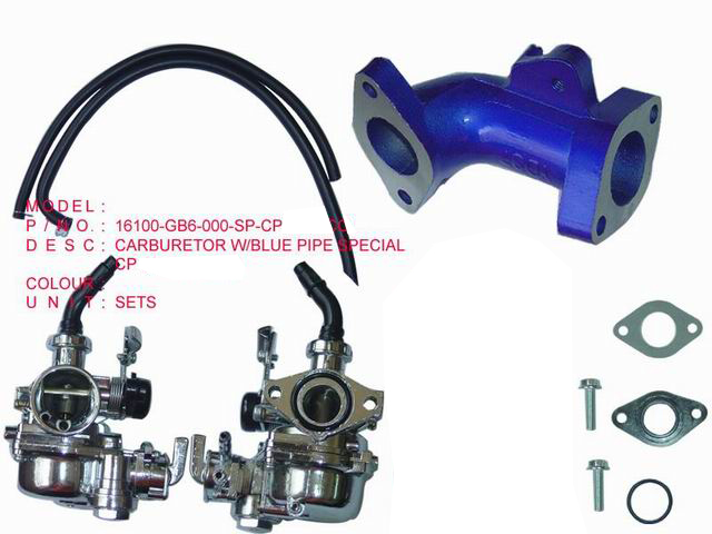 16100-GB6-000-SP-CARBURETOR W BLUE PIPE SPECIAL