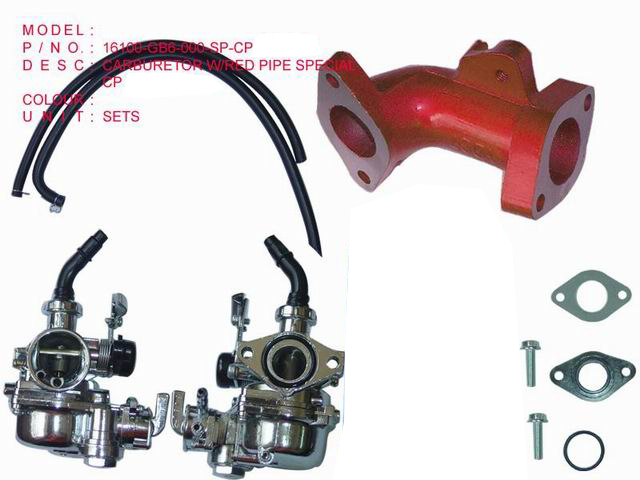 16100-GB6-000-SP-CARBURETOR W RED PIPE SPECIAL