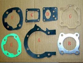 GASKET SET WG-011A/B/C/D/E/F/G 