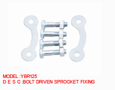 YBR125 BOLT DRIVEN SPROCKER FIXING